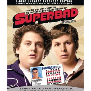 Superbad UNRATED [HD] Vudu•MA