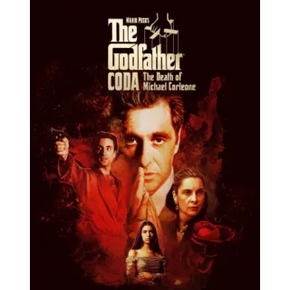 Mario Puzo's The Godfather, Coda: The Death of Michael Corleone [4K UHD] iTunes or [HDX] Vudu 