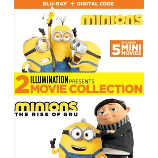 Minions 1-2 [HDx] Vudu•MA