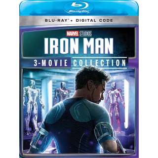 Iron Man 1-2-3 [HDx] Vudu•MA