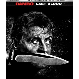 Rambo: Last Blood [4K UHD] iTunes or [HDX] Vudu