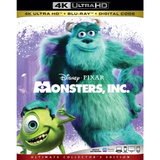 Monsters, Inc. [4K] iTunes ports MA