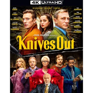 🔪 Knives Out [4K] Vudu or iTunes 