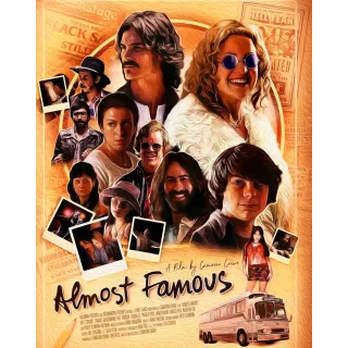 Almost Famous [4K] iTunes or Vudu