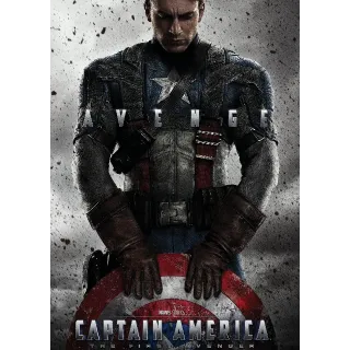 ⭐️ The First Avenger [HDx] Vudu•MA 
