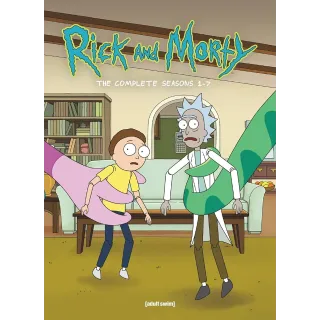 Rick and Morty Season 1-7 [HDX] Vudu
