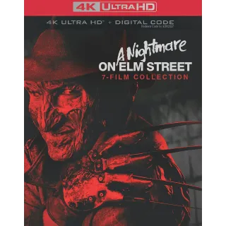 🩸A Nightmare on Elm Street: 7 Film Collection [4K] MA