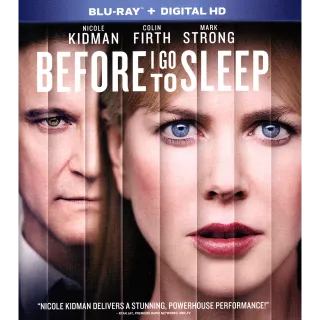 Before I Go to Sleep [HDx] Vudu•MA 