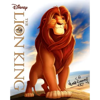 The Lion King [HDx] Vudu•MA