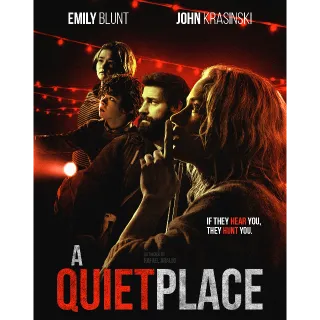 🩸A Quiet Place [4K] Vudu