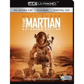  The Martian: Extended Edition [4K] iTunes ports MA [Matt Damon]