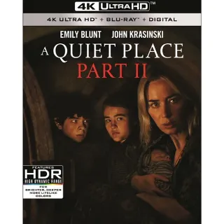 A Quiet Place Part II [4K] iTunes or [HDX] Vudu