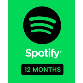 Spotify India -12 Months Gift card(Stockable)