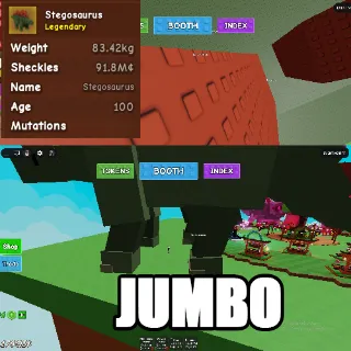 Huge Titanic Godly 80kg Stegosaurus - Stego JUMBO mutation