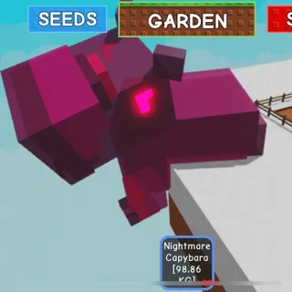 Capybara 98.86kg NM Grow a Garden Nightmare