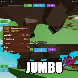 Huge Titanic Godly 80kg Parasaurus - Parasaurolophus JUMBO mutation