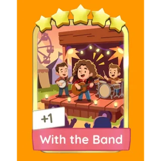[Pre-Order] With the Band (Set 20) Monopoly Go Stickers [All Available] [GOLDEN BLITZ] [Best Rate] [Limited Availability]