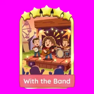 ⚡Fast Delivery⚡With the Band (Set 20) Monopoly Go Stickers [All Available] [GOLDEN BLITZ] [Best Rate]