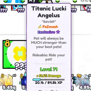3 x Titanic and Pets