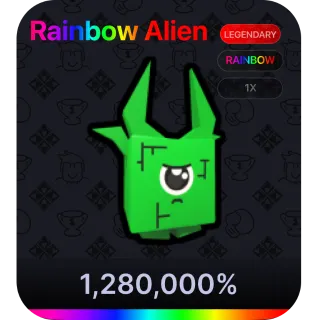 Punch Simulator・Rainbow Alien
