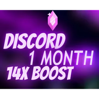 💎 1 Month 14x Boost Discord 💎