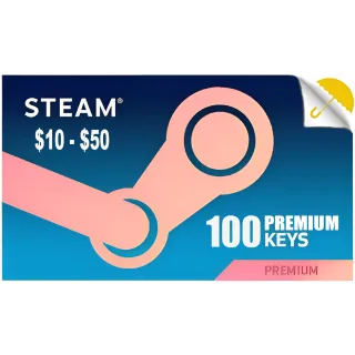 Steam Premium Keys x100