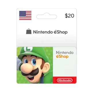 $20.00 USD Nintendo eShop