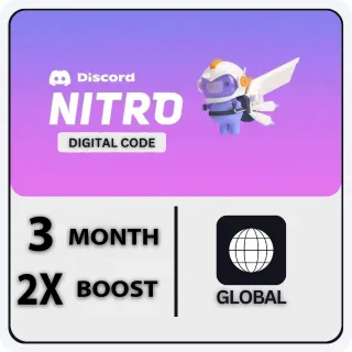 3 MONTH NITRO 2X BOOST TRIAL GLOBAL