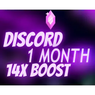 💎 1 Month 14x Boost Discord 💎