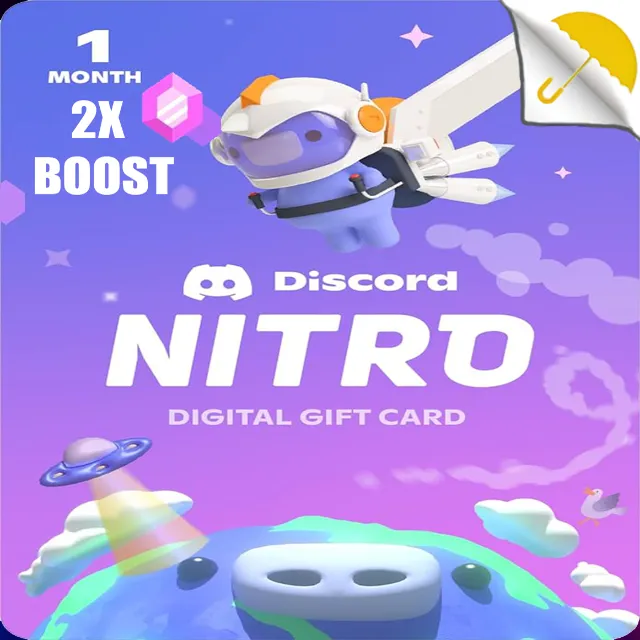 Discord Nitro with 2x Boost- 1 Year Subscription~Genuine~No Login  Required~No Revoke~, Video Gaming, Gaming Accessories, Game Gift Cards &  Accounts on Carousell