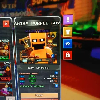 Shiny Purple Guy Max With Vengeance