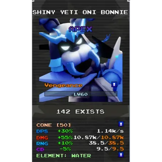 FNTD2 I shiny yeti oni bonnie