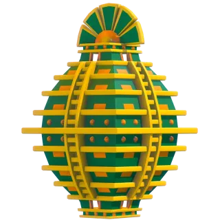 Aztec Egg 36x