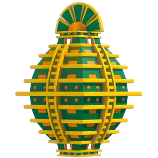 Aztec Egg 36x