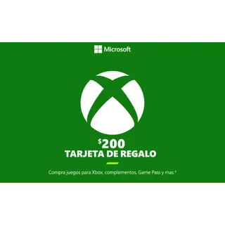 $200 MXN Xbox Gift Card