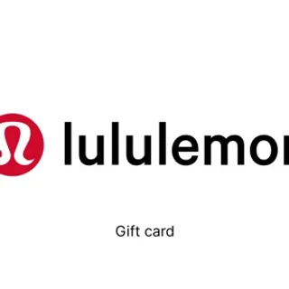 Lululemon gift card 14.88 usd