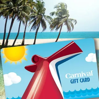 Carnival cruise gift card 45usd