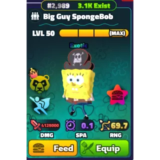 BIG GUY SPONGEBOB (SILVER SERIAL) - SPONGEBOB TOWER DEFENSE