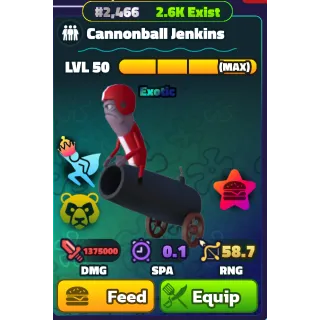 CANNONBALL JENKINS - SPONGEBOB TOWER DEFENSE