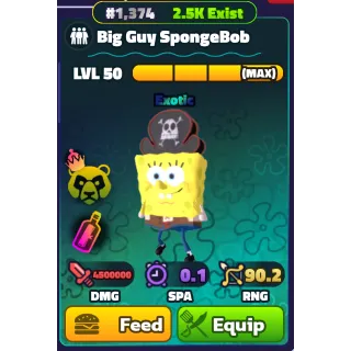 BIG GUY SPONGEBOB (SILVER SERIAL) - SPONGEBOB TOWER DEFENSE