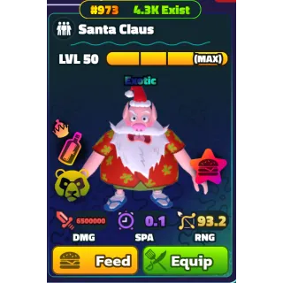 SANTA CLAUS (GOLD SERIAL)  - SPONGEBOB TOWER DEFENSE