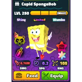 SUPERSTAR CUPID SPONGEBOB level 250- SPONGEBOB TOWER DEFENSE (serial 101-200)