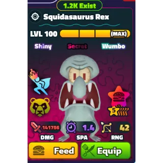 SW 5S SQUIDASAURUS REX- SPONGEBOB TOWER DEFENSE