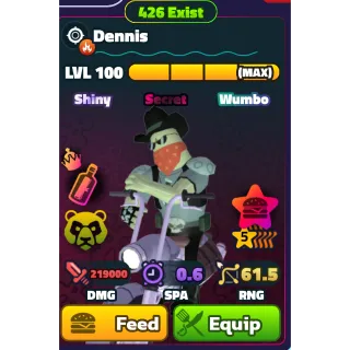 SHINY WUMBO 5 STAR DENNIS - SPONGEBOB TOWER DEFENSE