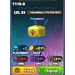 T119-A - SPONGEBOB TOWER DEFENSE (serial: 4000+)