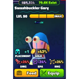SWASHBUCKLER GARY X10 - SPONGEBOB TOWER DEFENSE