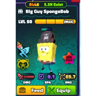 BIG GUY SPONGEBOB (GOLD SERIAL) - SPONGEBOB TOWER DEFENSE