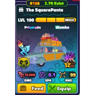 5 STAR WUMBO SQUAREPANTS - SPONGEBOB TOWER DEFENSE (gold serial)