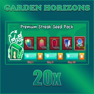 20x Premium Streak Seed Pack
