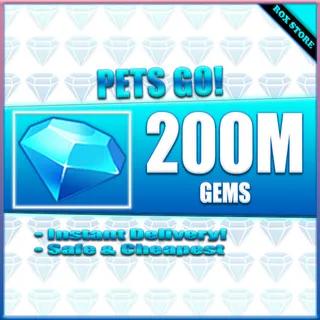 PETS GO! - 200M GEMS